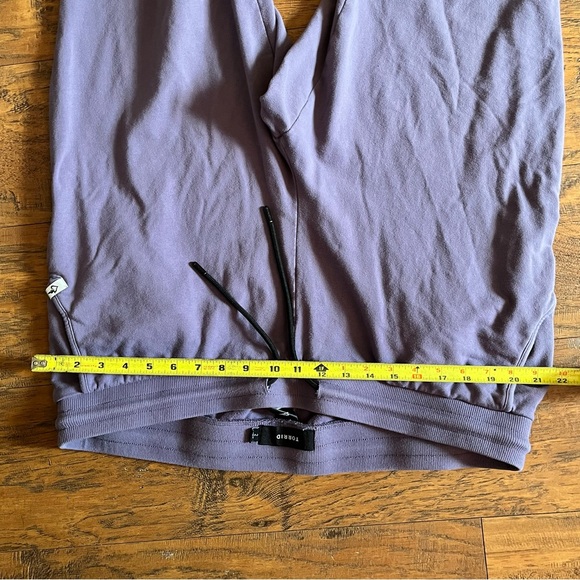 Torrid cropped length sweatpants tie dyed detail purple drawstring pull up sz 3x - Picture 4 of 7